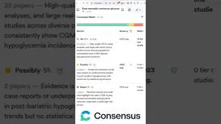 Thumbnail: AI Research Visualization - Consensus Meter