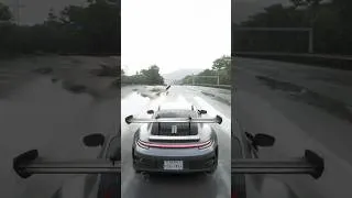 Thumbnail: PORSCHE 911 GT3 RS 23’ Rain Physics - ポルシェ911 GT3 RS 23’ 雨天時の物理挙動 #shorts  #fyp #fh6  #japan #gt3