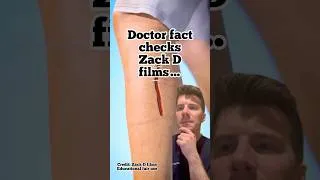 Thumbnail: How stitches work … Doctor fact check! #shorts