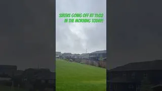 Thumbnail: Sirens going off at 11:02 in the morning Today!
