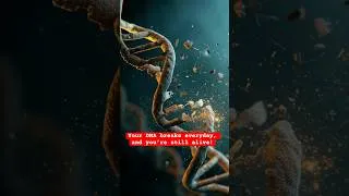 Thumbnail: Your body survives because repair systems never stop working #dna #biology