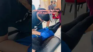 Thumbnail: New treatment for Back Pain L5-S1 Anterolisthesis. 18005718777