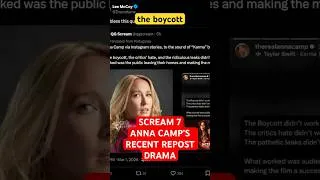 Thumbnail: SCREAM 7 DRAMA Anna Camp’s Recent REPOST About LEAKS #shorts #annacamp #scream7