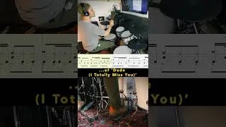 Thumbnail: Dude (I Totally Miss You) - #tenaciousd | Drum Cover w/ #sheetmusic | #drums #rock