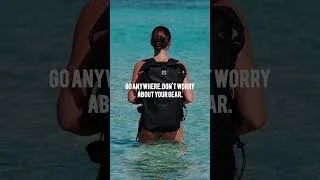 Thumbnail: Outside wet, inside dry. DryTide waterproof backpacks.