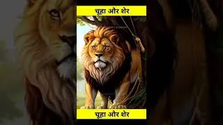 Thumbnail: शेर और चूहा 😱 | Short moral story #shorts #ytshorts #viral