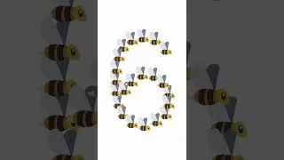 Thumbnail: Watch the Magic Bees Buzz & Build Numbers in the Sky! 🐝✨ #digitalschoolforkids #numbers