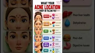 Thumbnail: What Your Acne Location Is Trying to Tell You! 😳 | Acne Face Map Explained