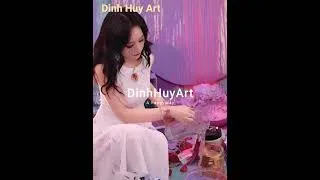 Thumbnail: Steps to complete an oil painting portrait.  Powerful styles .  drawn by beautiful girl @DinhHuyArt