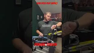 Thumbnail: Testing the impact of play on dynamic tension | #tennis #racketsports #strings
