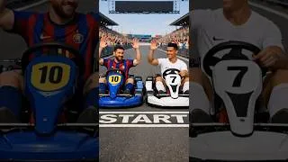 Thumbnail: Messi vs Ronaldo 🏎️ Crazy Go-Kart Race! 🔥😂