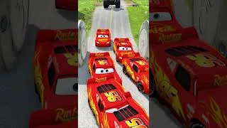 Thumbnail: McQueen VS Bollard Crush  - BeamNG drive