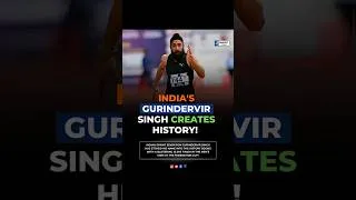 Thumbnail: ⚡ HISTORY MADE: Gurindervir Singh Breaks the 10.10s Barrier! 🇮🇳🔥