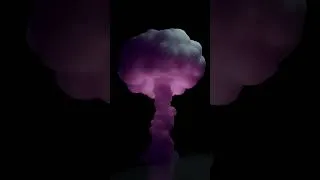 Thumbnail: Explosion Cloud VFX with Blender 3.4 Geometry Nodes and Eevee