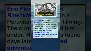 Thumbnail: The Rapids Took Eric Fleming and Never Gave Him Back
