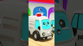 Thumbnail: The Wheels On The Bus song | Colorful Cars | Kids Songs  #kidssongs