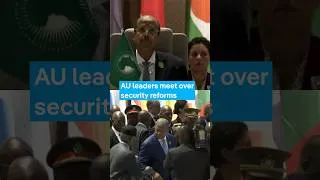 Thumbnail: AU leaders meet over security reforms