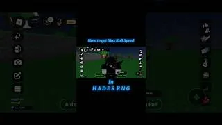 Thumbnail: How to get max roll speed in Hades RNG! #roblox #hadesrng #rng #hades #edit