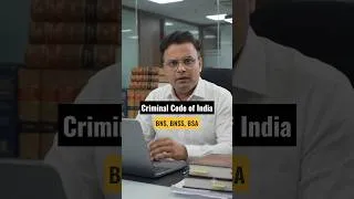 Thumbnail: Criminal Code of India, BNS 2023, BNSS 2023, BSA 2023, Bhartiya Nyaya Sanhita 2023 #law #education