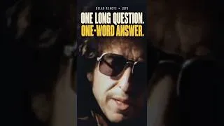 Thumbnail: Bob Dylan’s One-Word Answer to a Very Long Question (1978) #shorts #bobdylan #press
