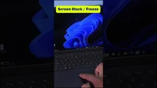 Thumbnail: Laptop Screen Stuck & Frozen? Try This Fix! 🔥 #Shorts