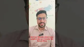Thumbnail: Common Mistake which many people make w.r.t Income Tax Return filing