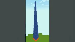 Thumbnail: Build Dubai Tower with Only One Water + Lava in Minecraft #minecraft #redstone #minecraftbuilding
