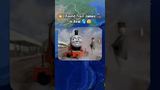 Thumbnail: I Found Train James 🚂 In Real On Google Earth Official Maps 🌎 Shorts #googlemaps #googleearth#reels