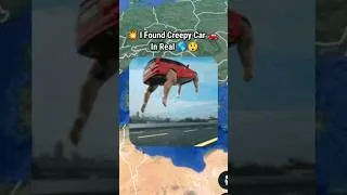 Thumbnail: I Found Creepy Car 🚗 In Real On Google Earth Official Maps 🌎 Shorts #googlemaps #googleearth #reels
