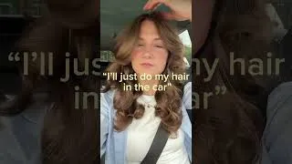 Thumbnail: I’ll get ready on the way! #hair #hairstyle #blowout #haircare #heatlesshairstyles