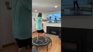 Thumbnail: One year rebounding! #rebounderworkout #minitrampolineworkout #lowimpactcardio #lowimpactexercise