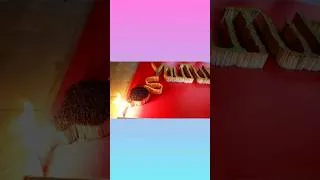 Thumbnail: How to make an amazing fire domino with matches