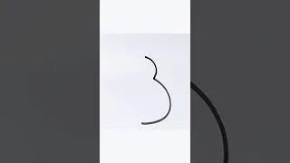 Thumbnail: Turning number 3 into a rabbit drawing #shorts #art #ytshorts
