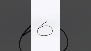 Thumbnail: Dog drawing from number 6 #shorts #art #ytshorts