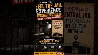 Thumbnail: FeelTelangana Jail Experience 😲 | Chanchalguda Jail Experience | ₹500 to ₹750 Packages Explained