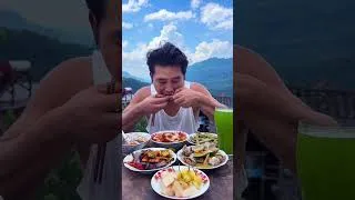 Thumbnail: Spicy Stir-Fried Clams & Noodle Slurp! 🦪🍜 #Shorts #eatfoodyt #mukbang