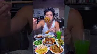 Thumbnail: Crispy Chicken Drumstick & Fried Fish Big Bites! 🍗🐟 #Shorts #eatfoodyt #mukbang