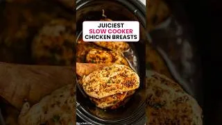 Thumbnail: Slow Cooker Chicken Breasts #shorts