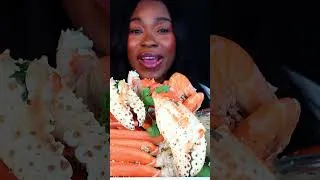 Thumbnail: Cheesy sauce King crab seafood boil mukbang Alfredo sauce | HBD ISHAANA