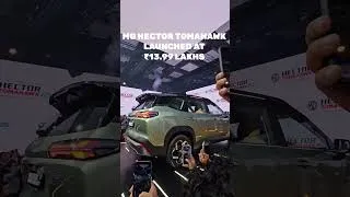Thumbnail: MG Hector Tomahawk EV Unveiled | 7-Seater EV Starts at ₹13.99 Lakh (BaaS)*