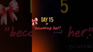 Thumbnail: Day 15—Discipline showed up when motivation didn’t. ✨