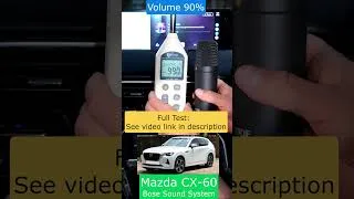 Thumbnail: Mazda CX-60 Bose 12-Speaker Sound Test 🔊 #mazdacx60
