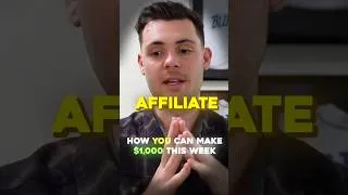Thumbnail: How You Can Make $1,000 This Week with Affiliate Marketing