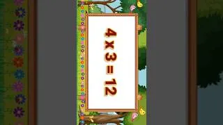 Thumbnail: Table of 4 | 4 times table | for kids | 4 ka table