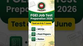 Thumbnail: FGEI Test Preparation 2026