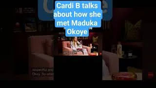 Thumbnail: Cardi B talks about how she met Maduka Okoye #cardib #madukaokoye #youtubeshorts #shorts #viral #fyp