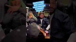 Thumbnail: Steffon Diggs With Cardi B sends message to Maduka Okoye #madukaokoye #cardib #steffondiggs #shorts