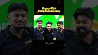 Thumbnail: Happy 80th Independence Day ✊😊  #india
