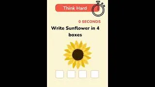 Thumbnail: Sunflower in 4 Boxes🌻 Mind Game Challenge 🧠#SunflowerPuzzle, #MindGame, #BrainTeaser, #quiztime
