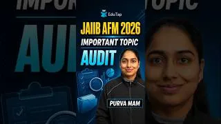 Thumbnail: Audit | JAIIB AFM Important Topics & Modules | JAIIB AFM 2026 Preparation